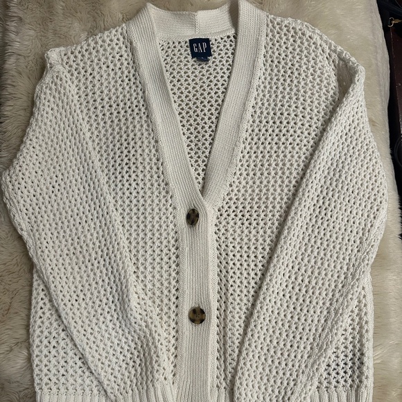 Gap Women - Crochet Cardigan Sweater - Small - Picture 3 of 12